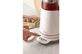 Resim 1760 Saat Konuşan Krem Altın Renkli Çay Makinesi, Şık ve Kullanışlı Tasarım 