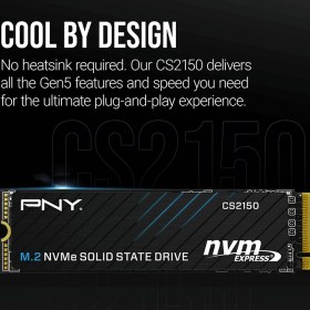 Resim Pny CS2150 2tb 10200/8500 Nvme Pcie GEN5X4 M.2 SSD (M280CS2150-2TB-TB) 