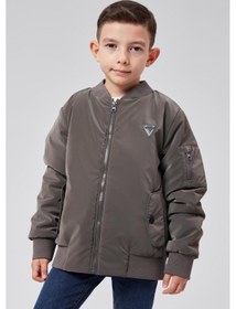 Resim Benitto Kids Benittokids Erkek Çocuk Bomber Ceket 51319 Gri 