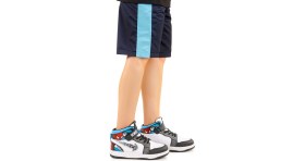 Resim Kiko Kids Tesan Cırtlı Günlük Erkek Çocuk Spor Ayakkabı Siyah - Beyaz - Turkuaz 