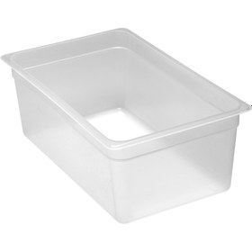 Resim Polipropilen GN Küvet 1/1 - Yarı Saydam - Yükseklik: 200 mm | CAMBRO - (6 adet) 