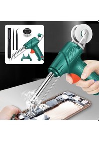 Resim Createtech Elektrikli Havya Tabancası, Otomatik Kalay, Eu Plug 