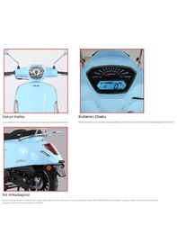 Resim Rks Bitter 125 Motosiklet Mavi 