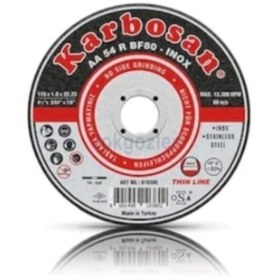 Resim KARBOSAN Inox 115x1 Taş ( 1 Kutu 25 Adet ) 