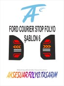 Resim aksesuar folyo tasarım Ford Couier Stop Folyo 2014 Stop Folyo 
