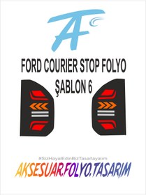 Resim aksesuar folyo tasarım Ford Couier Stop Folyo 2014 Stop Folyo 