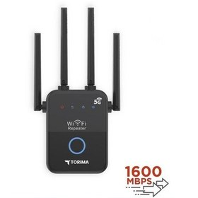 Resim Torima AC35Q 1600Mbps Çift Bant Wi-fi Router Siyah 