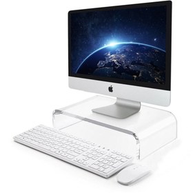 Resim TV Guard Masaüstü Monitör Yükseltici Şeffaf Stand 