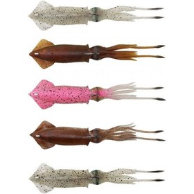 Resim Savage Gear 3d Tpe Swim Squid 95mm 10g 2 Adet Suni Yem Brown Uv 
