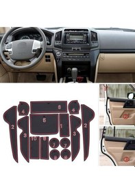 Resim Toyota Uyumlu Land Cruiser Lc200 2016 Araç Içi Silikon Kaymaz Ped Kaplam (547222389) 