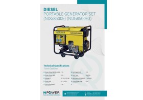 Resim Npower Portatif Dizel Jeneratör NDG8500E 