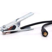 Resim Pandoraplanet Toprak Kablo Kelepçe Klipsi-1* 300A Toprak Kablo Kelepçesi-Siyah&gümüş (Yurt Dışından) 