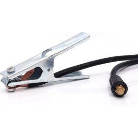 Resim Pandoraplanet Toprak Kablo Kelepçe Klipsi-1* 300A Toprak Kablo Kelepçesi-Siyah&gümüş (Yurt Dışından) 