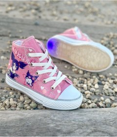 Resim Surpie Shoes Kuromi Kız Çocuk Ayakkabı, Kuromi Convers, Kız Çocuk Günlük Ayakkabı 