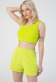 Resim BERFUĞ KIRAN Sıfırkollu Fitilli Crop 