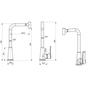 Resim Nova Eviye Bataryası Mafsallı Uç Krom 