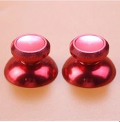 Resim Kırmızı-jcd 2 Adet Renkli Alüminyum Metal 3d Analog Thumb Çubuk Kavrama Mantar Joystick Kap Xbox 360 Gamepad Denet 