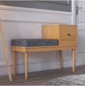 Resim ROSEPAL Paris Modern Bambu Çok Amaçlı Puf 