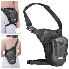 Resim Dancemonkey Rzahuahu Sert Kabuk Su Geçirmez Motosiklet Sürme Bisiklet Bacak Çantası Telefon Araçları Depolama Askılı Çanta, Küçük Boyutlu Tasarım Altın 