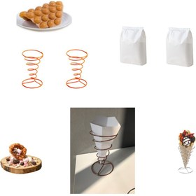 Resim SMH Bubble Waffle, Kızartma Tutucu Raf Standı| Bubble waffle,kızartma kutusu | Bubble waffle mix 