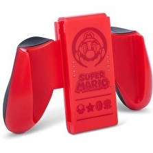 Resim PowerA Super Mario Red Joycon Comfort Grip Lisanslı Nintendo Switch 