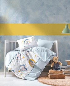 Resim Cotton Box Bebek Nevresim Takımı Bear Mavi 