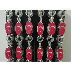 Resim Oto Ahşap Anahtarlık Hediyelik Marka Model Türk Bayrak Anahtar 