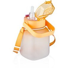 Resim Vagonlife Tritan 1100 ML Turuncu Pipetli Matara 