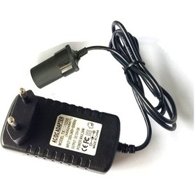 Resim Dofolink 12v Dc 2a 24w Araç Enerji İnvertörü - Ac/dc Adaptörü, Sigara Çakmaklı Soket Gerilim Dönüştürücü, Avrupa Standartı 