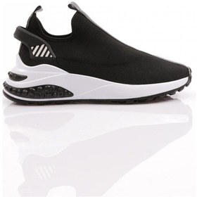 Resim Dgn 04-5 Kadin Arkasi Lastikli Sneaker 04-5-2252-R1534 Siyah 