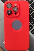 Resim 3GEN CASE Iphone 12 Pro Max Uyumlu Kamera Ve Lens Korumalı Logo Gösteren A Kalite Lansman Silikon Kılıf 