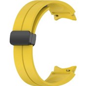 Resim Noktaks - Samsung Uyumlu Samsung Watch 4 44mm - Kordon Krd-84 Silikon Kordon 