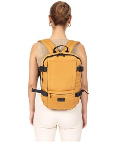 Resim Çok Bölmeli Mini Sırt Çantası - Sarı Sarı 