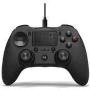 Resim Skycity Siyah Kablolu Ps4 Oyun Kolu - Çift Joystick, Dokunmatik Panel, Ps4/pro/slim Uyumlu, 1.8m Kablo, Usb Bağlantı 