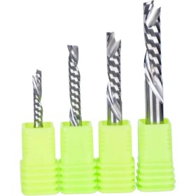 Resim 2Liyao 3.175X32X55L 1 Adet 3.175/4/5/6MM Aaa Yukarı Aşağı Kesim 1 Flüt Spiral Karbür Değirmen Takım Kesiciler Cnc Router, Ahşap Parmak Freze Uçları (Yurt Dışından) 
