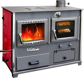 Resim Yakar 401 Eşanjörlü 25kW Fırınlı Kat Kalorifer Sobası 