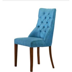 Resim Bengimobilya Sandalye Zus065 Kapitone Model Mavi Renk Ortopedik Oturum Sırt Ka 