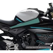 Resim Cf Moto 450 Sr Orta Şase Şefaf Ppf Koruma Folyo 