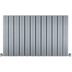 Resim 600x955mm Amber Yatay Gümüş Gri Alüminyum Radyatör Standart Bağla 