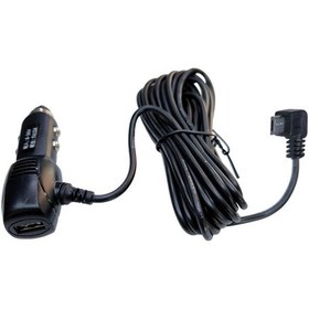 Resim Mikro Usb L Tipi 90 Derece Navigasyon Kamera İçin Araç Şarj Adaptörü 1port Usb 