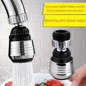 Resim 1 Adet Çift Püskürtme Modlu Musluk Spreyi (Standart & Püskürtme), Sıçratma Önleyici Tasarım, Su Tasarruflu Hava Perdesi, Dayanıklı Plastik Mutfak Lavabo Spreyi - Sebze Yıkama ve Gıda Durulama için, İçme Suyu Güvenli, Kompakt Tasarım, Gıda Uyumlu Malzeme, Ev Aşçıları İçin 