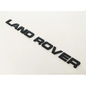 Resim Land Rover Bagaj / Kaput Yazı Siyah Ve Gri Renk Gri 