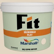 Resim Marshall 44YY 70/110 15 Litre Fit Silikonlu Flat Dış Cephe Boyası (MARSHALL.5221966) 
