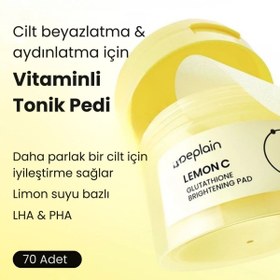 Resim Beplain Lemon C Glutathione Brightening Pad – Aydınlatıcı Ped 70 Adet 