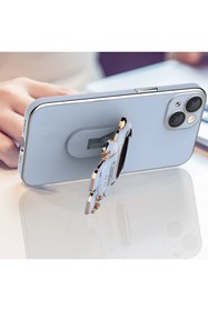 Resim Gpack Universal Her Modelle Uyumlu Standlı Astronot Ring Beyaz 