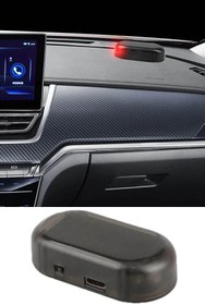 Resim RELATOS Caydırıcı Araba Ledi Oto Hırsızlık Önleme Işıklı Fake Araç Güvenlik Yanıp Sönen Alarm Işık 