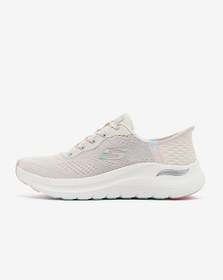 Resim Skechers Arch Fit 2.0-easy Chic Kadın Bej Spor Ayakkabı 150066tk Ntpk Bej 