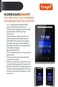 Resim koresan Tuya ISZ-4B Yüz Tanımalı Villa İnterkom Diafon Sistemi 