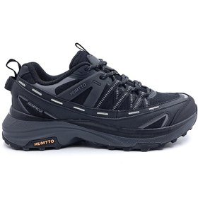 Resim HUMTTO Su Geçirmez Siyah Kadın Uniseks Treking Outdoor Spor Ayakkabı 