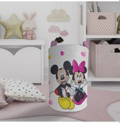 Resim Mekta Home Bebek Ve Çocuk Odası Mickey Ve Minnie Mause Desenli Oyuncak Sepeti Renkli Çok Renkli 